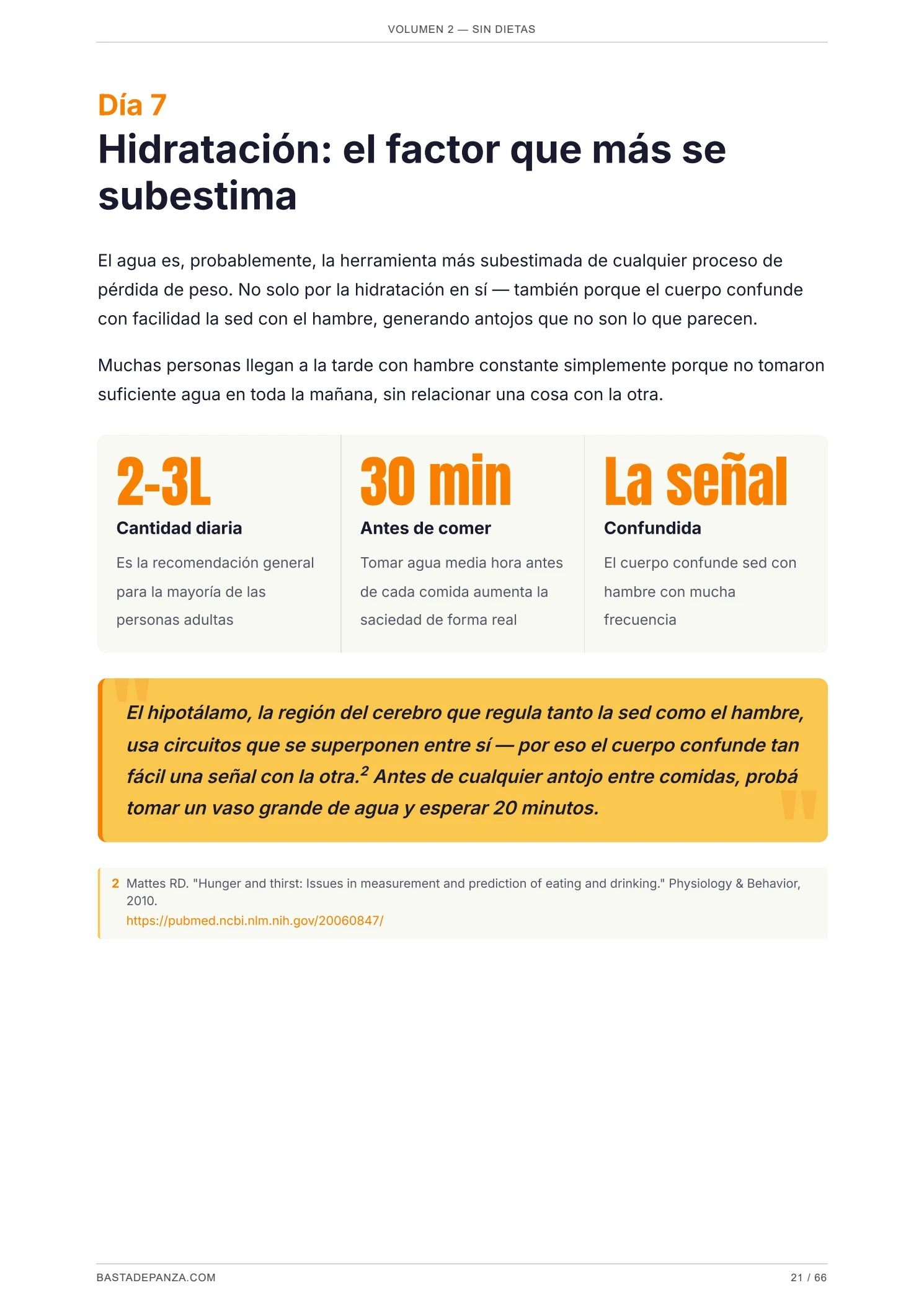 Una semana completa, día por día